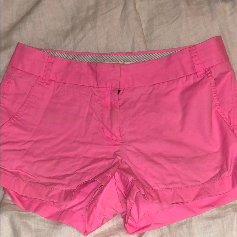 JCrew Bright Pink Chino Short